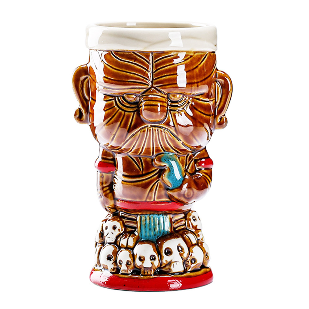 Wine Beer Drink - 1Pcs Ceramic Native Chief Wine Cup