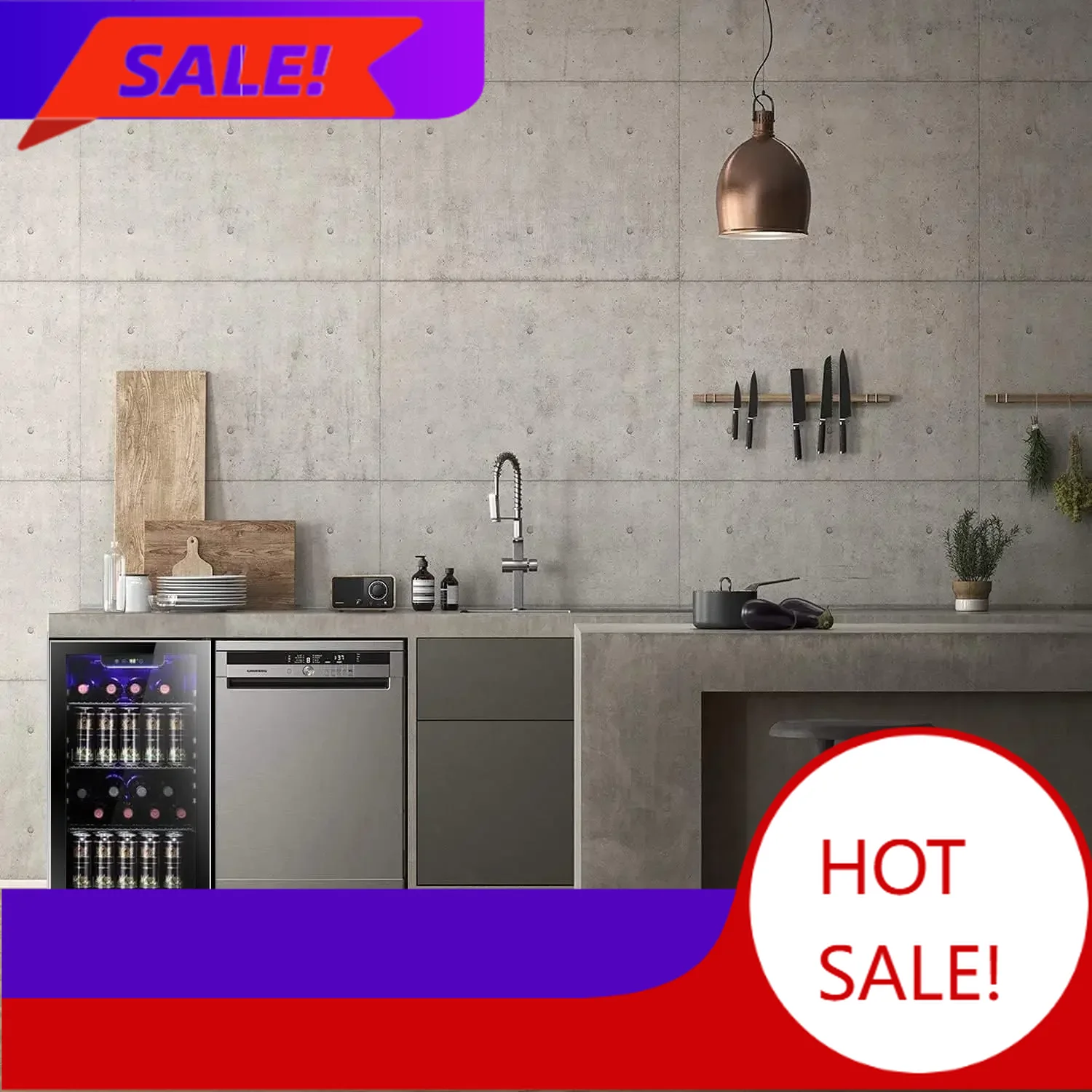 Wine Beer Fridge Cabinet - Bestseller26 Bottle 130 Can Wine Cooler/Cabinet