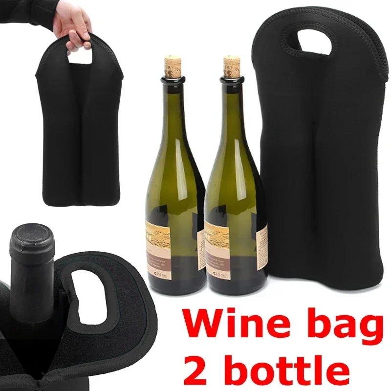 Wine N Beer - 2 Bottles Neoprene Wine Bottle Freezer