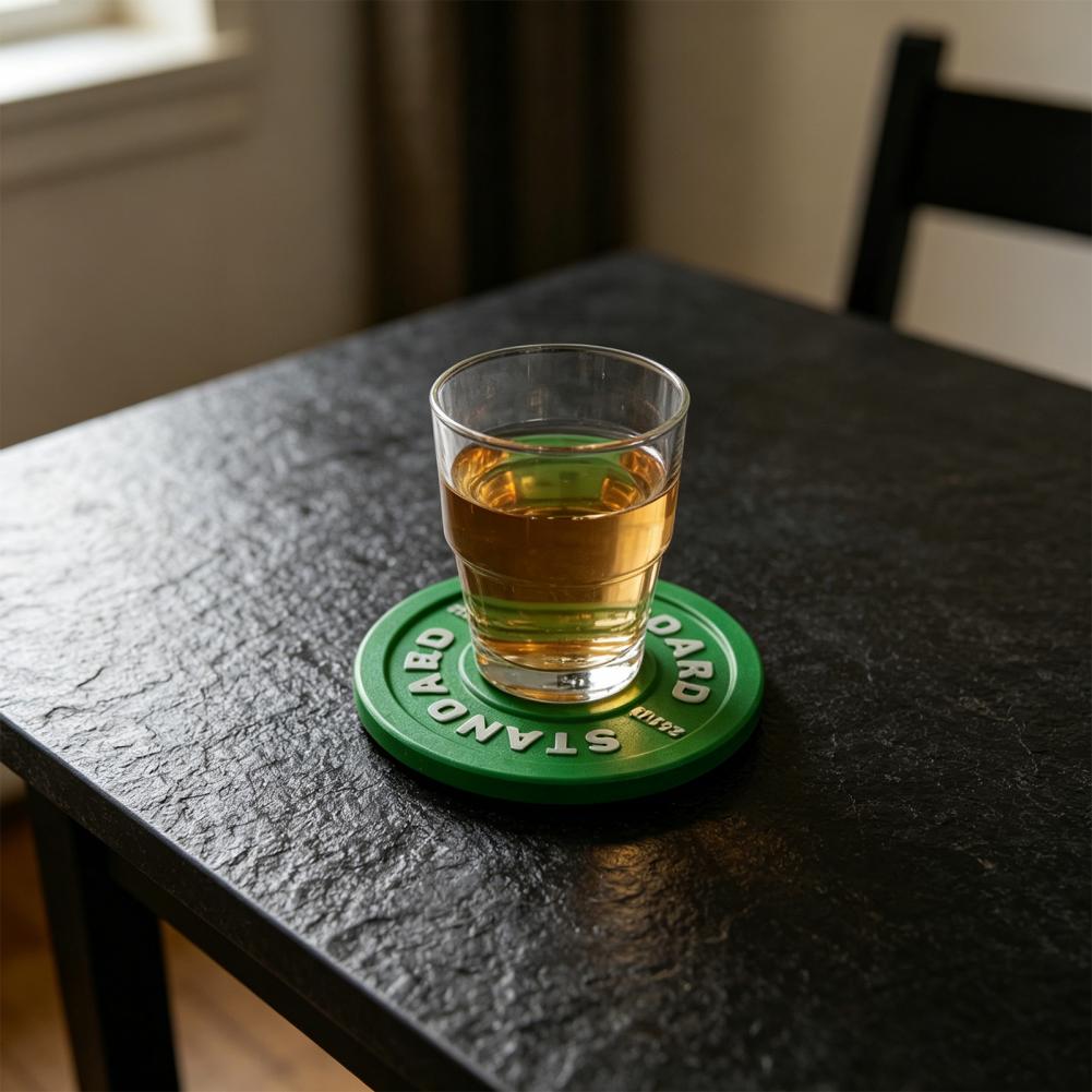 Wine Beer Coffee - 5PCS Weight Plate Drink Coasters, Drink