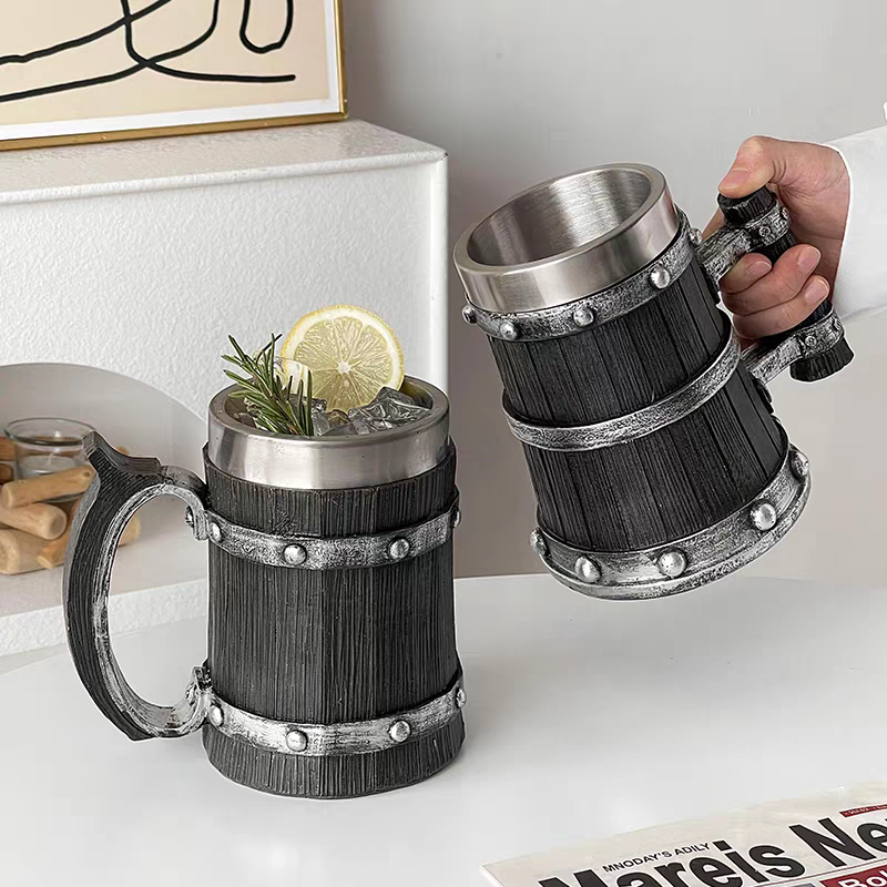 600ml Viking Wood Style Beer M - مراجعة Wine Beer Coffee وسعره