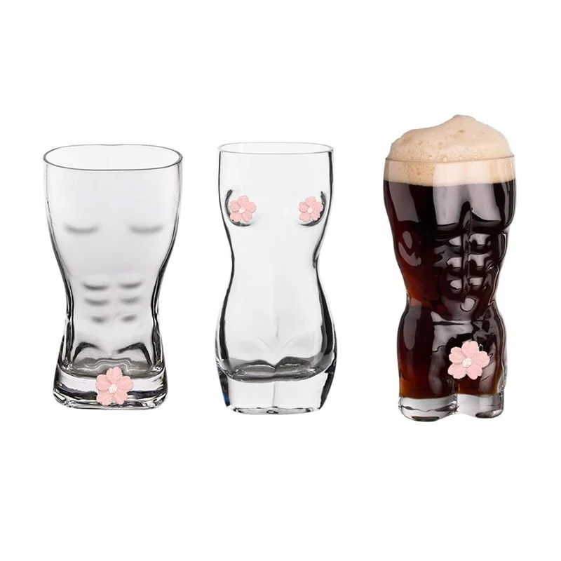Creative Beer Glasses Body Art - مراجعة Wine Beer Mixed Drinks وسعره