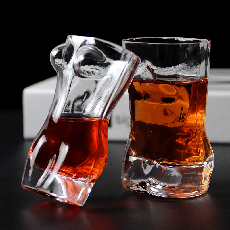 Creative Beer Glasses Body Art - مراجعة Wine Beer Mixed Drinks وسعره