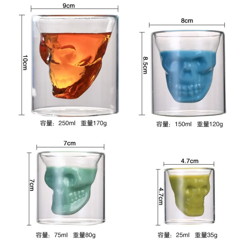 Double-layered Transparent Sku - مراجعة Wine Beer Vodka Europe وسعره