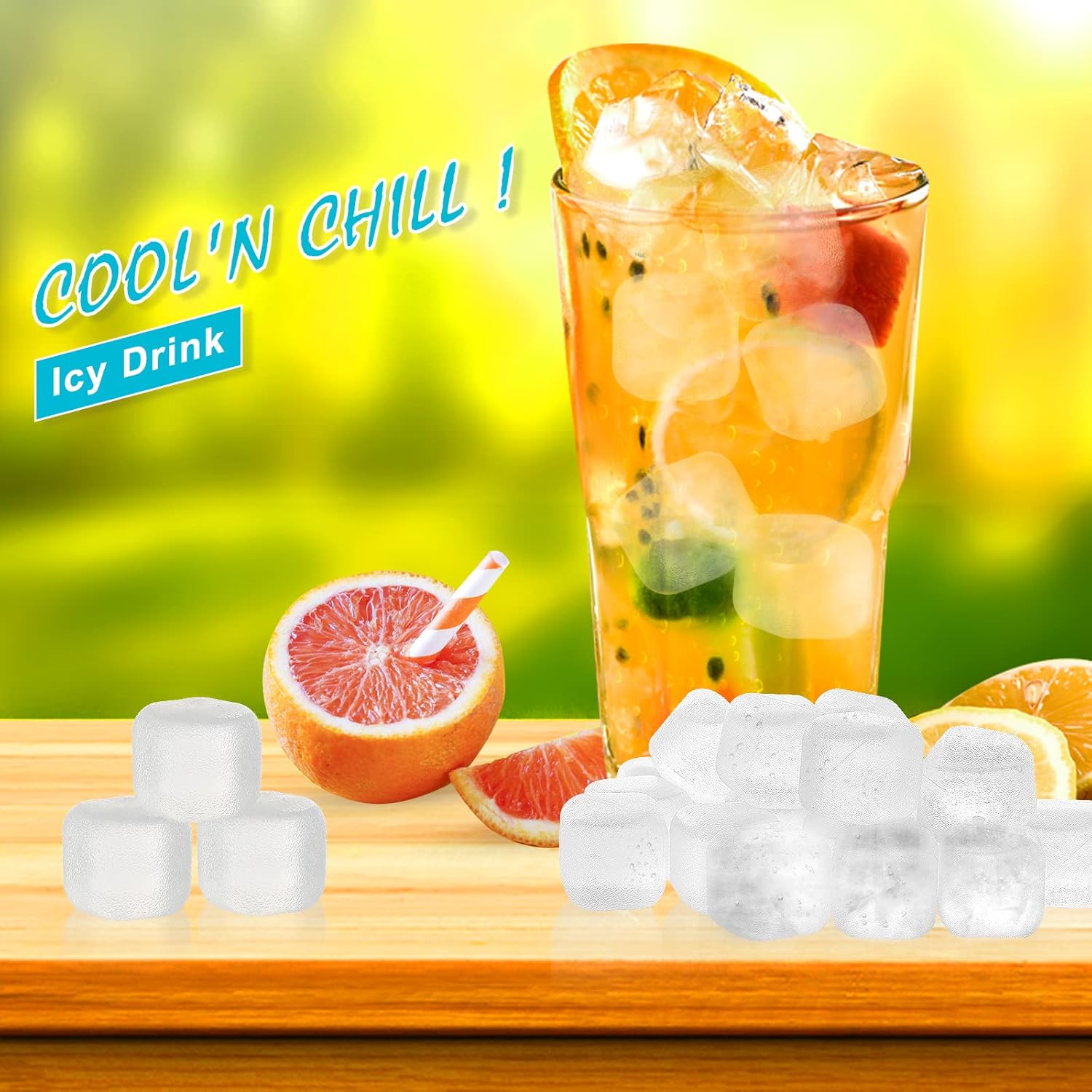 Reusable Ice Cubes 20 Pack, BP - مراجعة Wine Beer Coffee وسعره