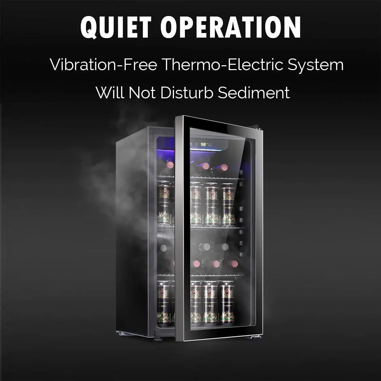 （XMSJ-Hot）26 Bottle 130 Can Wi - مراجعة Wine Beer Fridge Cabinet وسعره