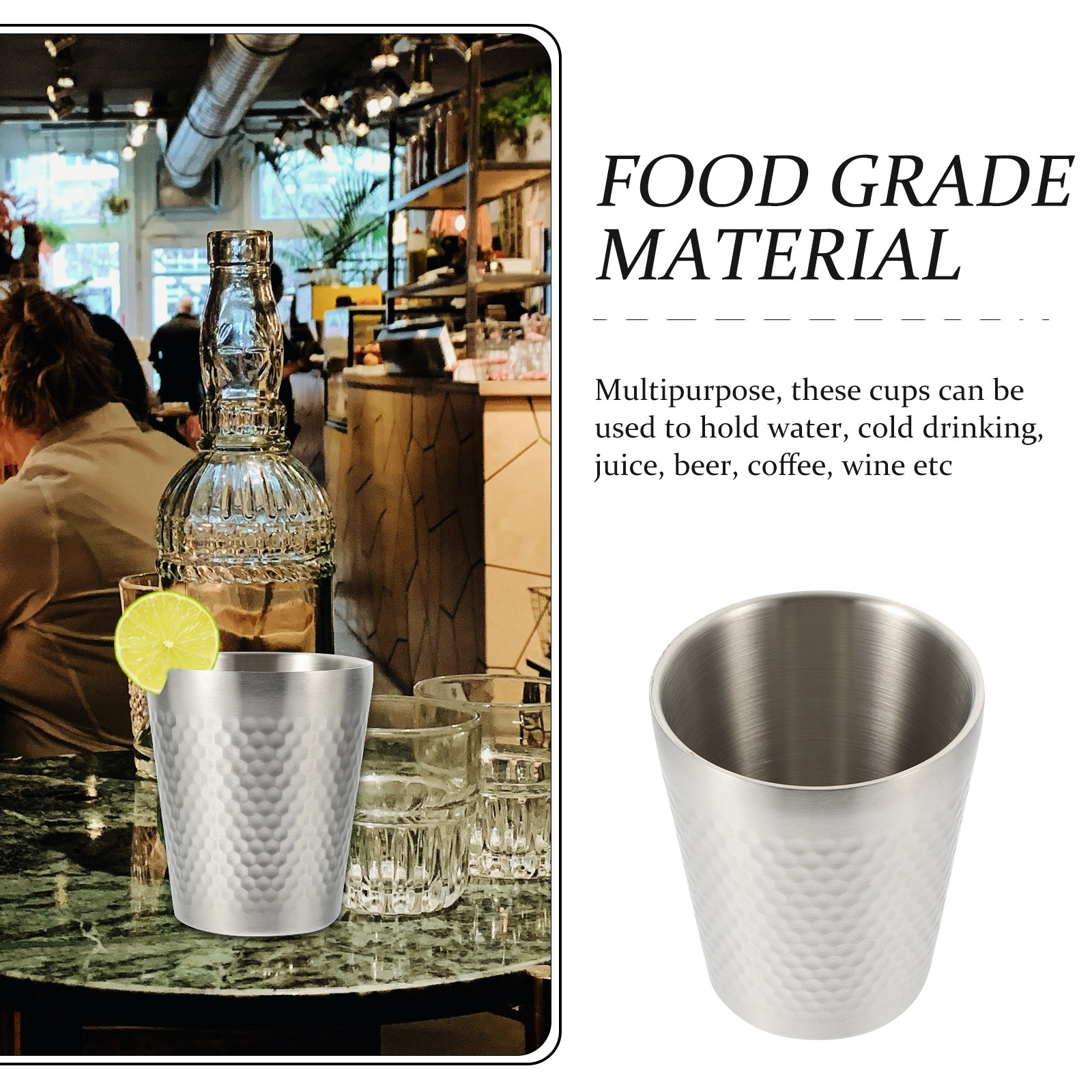 304 Stainless Steel Cups Reusa - مراجعة Wine Beer Coffee وسعره