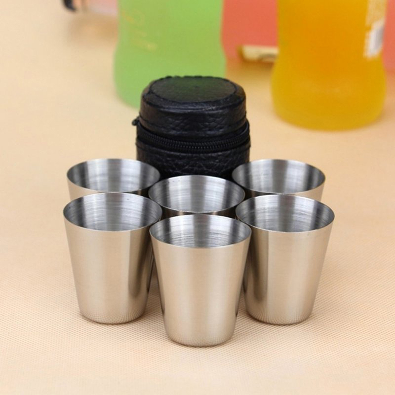 4/6Pcs Stainless Steel Cups Mi - مراجعة Wine Beer Coffee وسعره