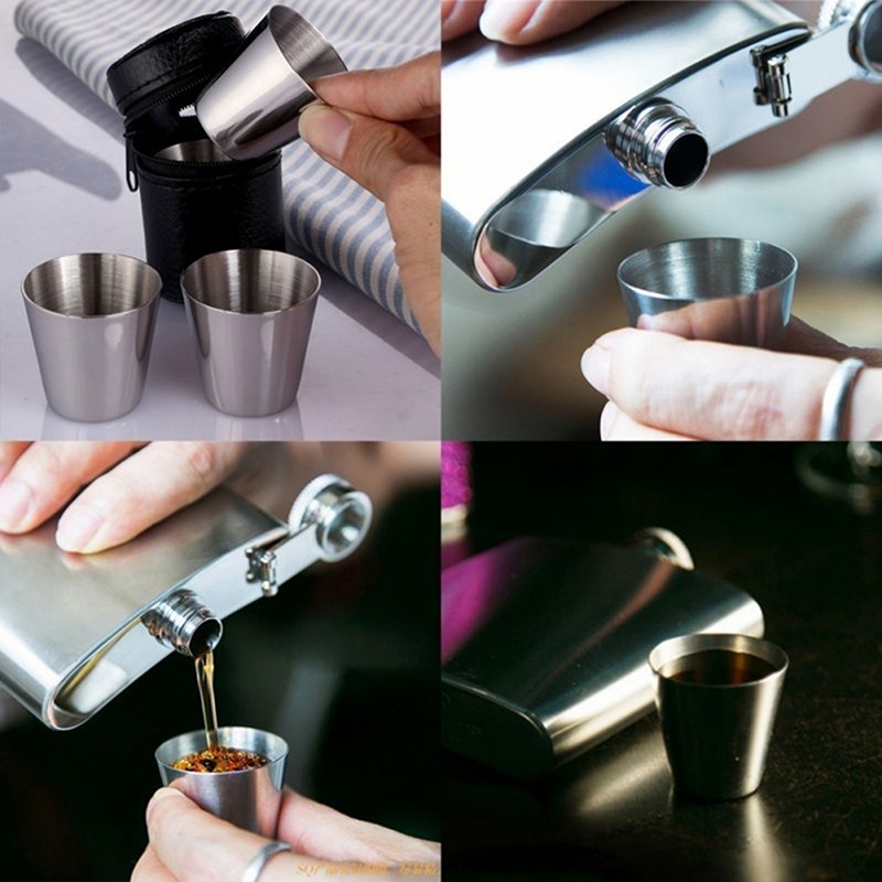 4/6Pcs Stainless Steel Cups Mi - مراجعة Wine Beer Coffee وسعره