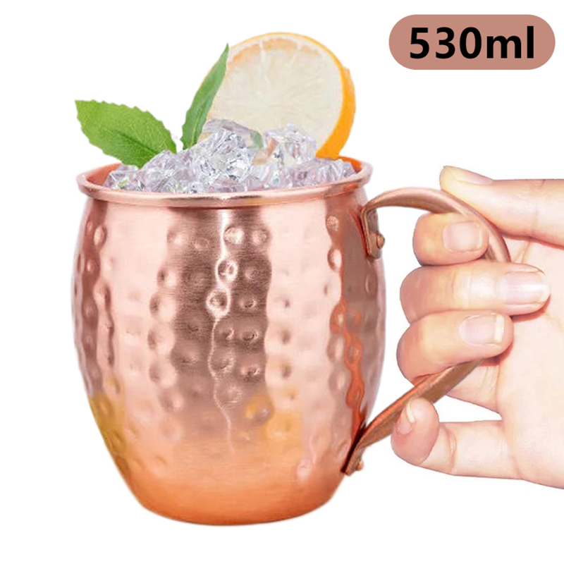 【F】530ml 100% Copper Moscow Mu - مراجعة Wine Beer Coffee وسعره