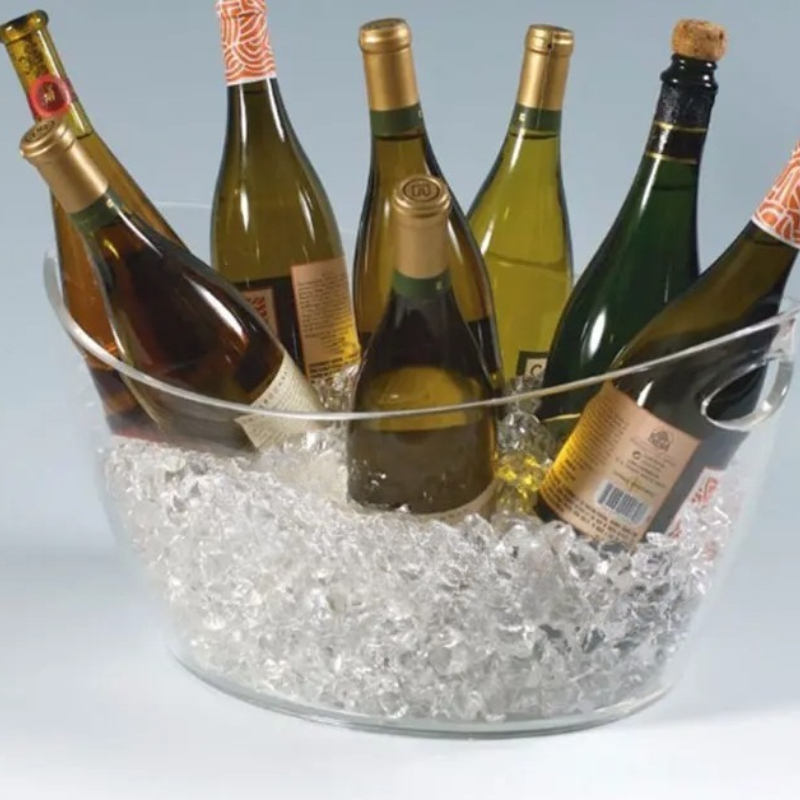 Non-LED Boat Style Ice Bucket  - مراجعة Wine Beer Mixed Drinks وسعره