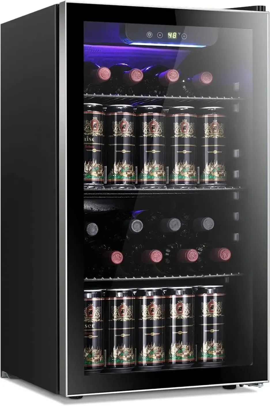 Bestseller26 Bottle 130 Can Wi - مراجعة Wine Beer Fridge Cabinet وسعره