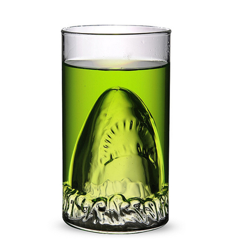 300ml Shark Drinking Double Gl - مراجعة Wine Beer Coffee وسعره