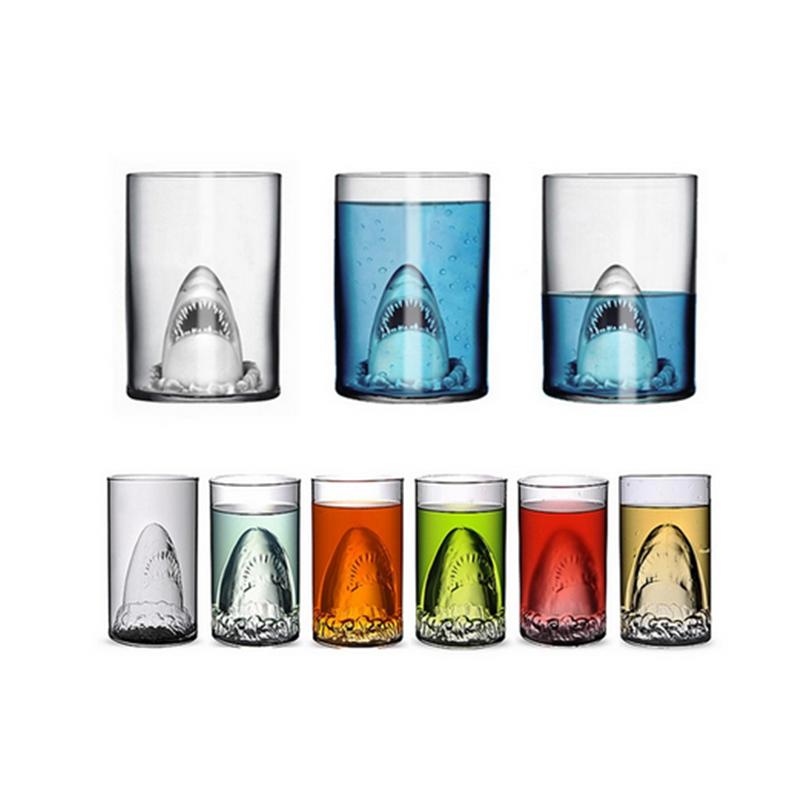 300ml Shark Drinking Double Gl - مراجعة Wine Beer Coffee وسعره