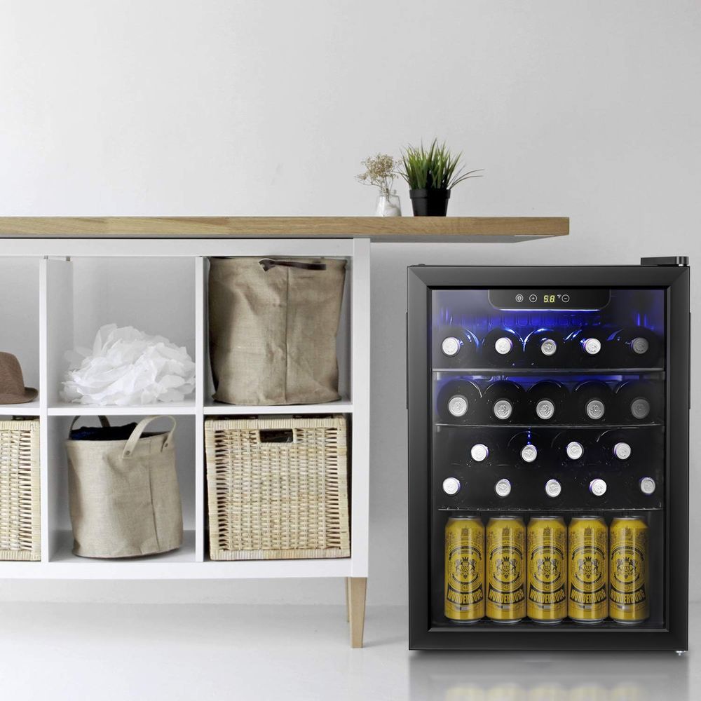 16 Bottle Wine Cooler Cabinet  - مراجعة Wine Beer Fridge Cabinet وسعره