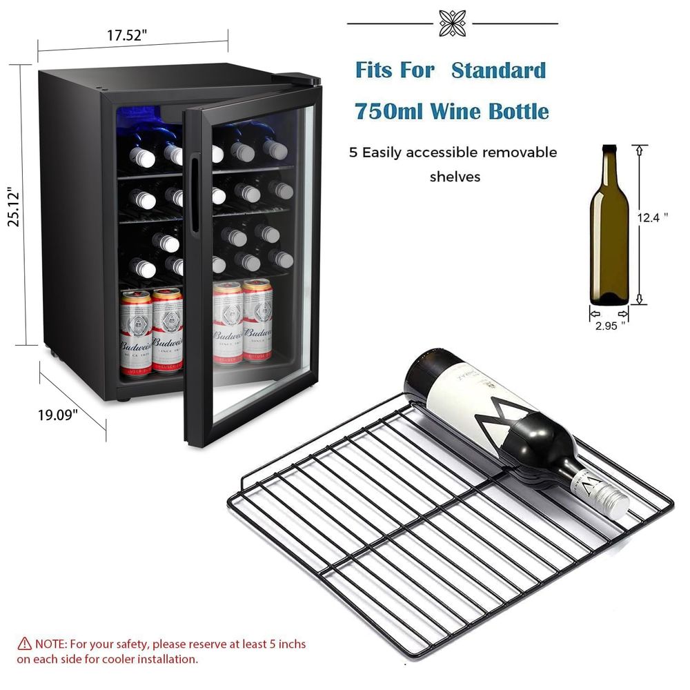 16 Bottle Wine Cooler Cabinet  - مراجعة Wine Beer Fridge Cabinet وسعره