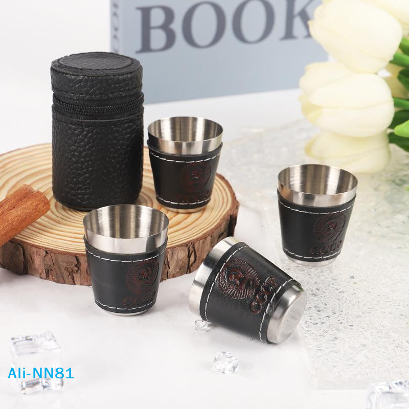 【N】4Pcs/Set Outdoor Travel Cup - مراجعة Wine N Beer وسعره