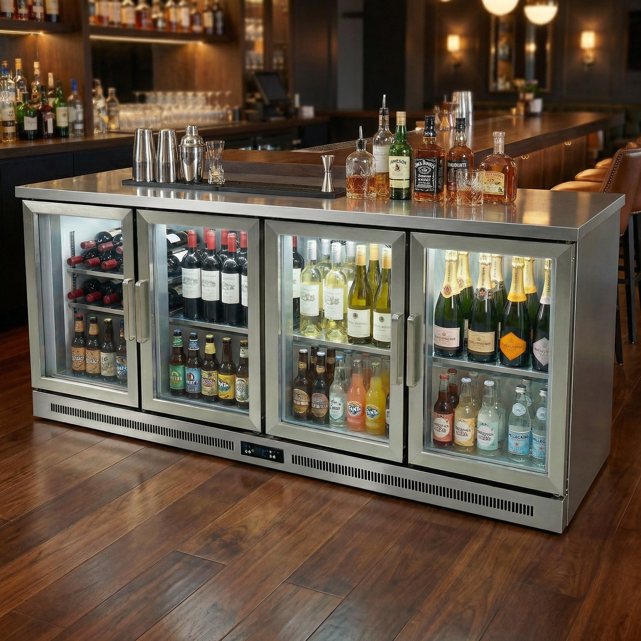 rd-Commercial Wine Cabinet Bar - مراجعة Wine Beer Fridge Cabinet وسعره