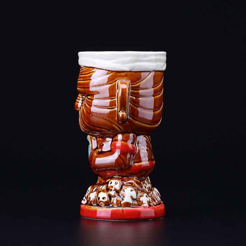 520ml Ceramic Tiki Mug Creativ - مراجعة Wine Beer Coffee وسعره