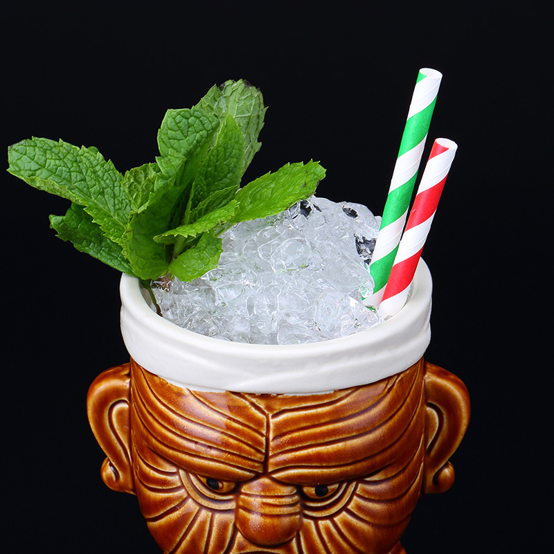 520ml Ceramic Tiki Mug Creativ - مراجعة Wine Beer Coffee وسعره