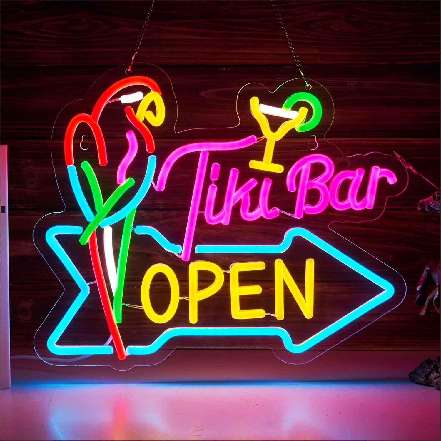 Bar Open Neon Sign Business Ar - مراجعة Beer & Wine Downtown وسعره