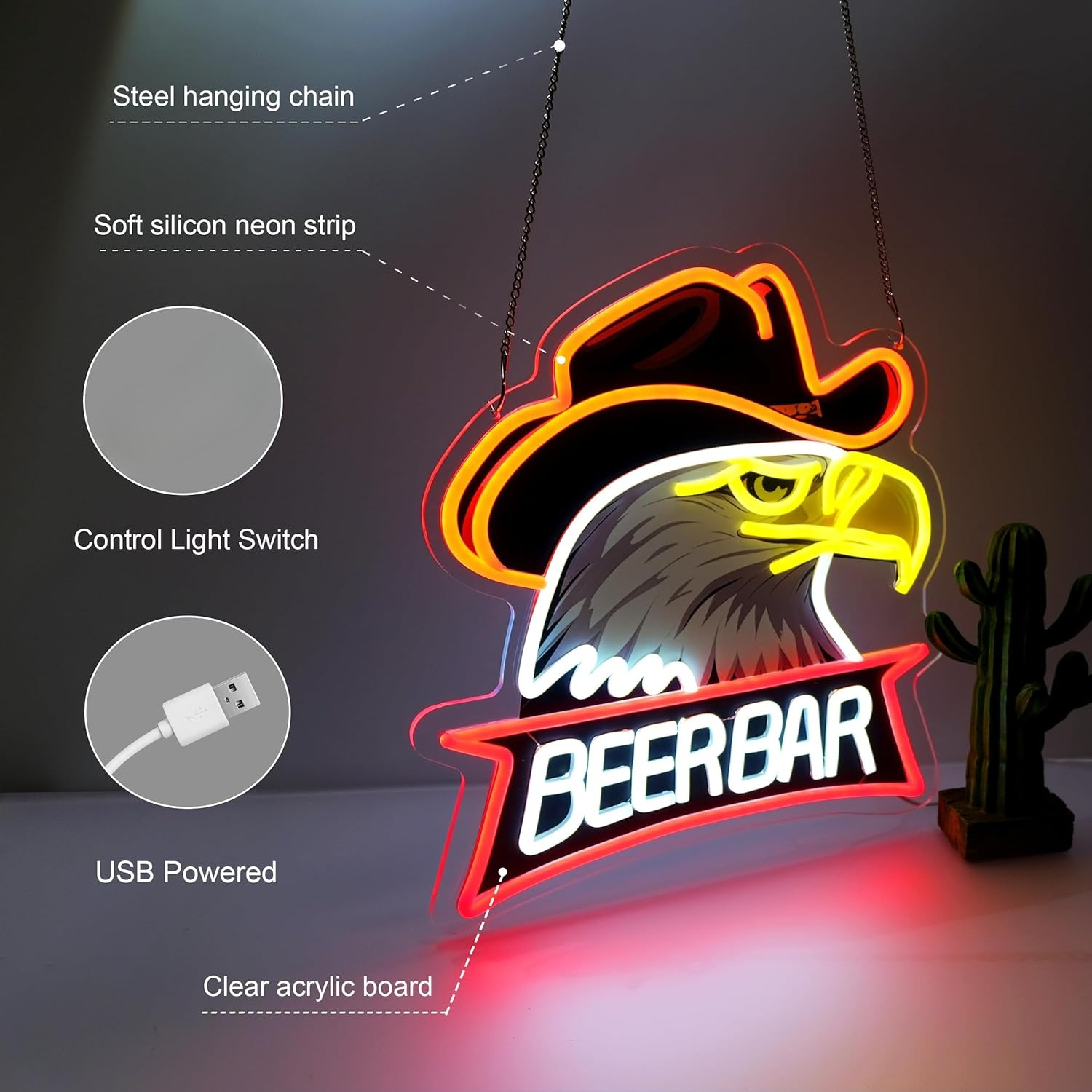 Beer Bar Neon Sign Business Ar - مراجعة Beer & Wine Downtown وسعره