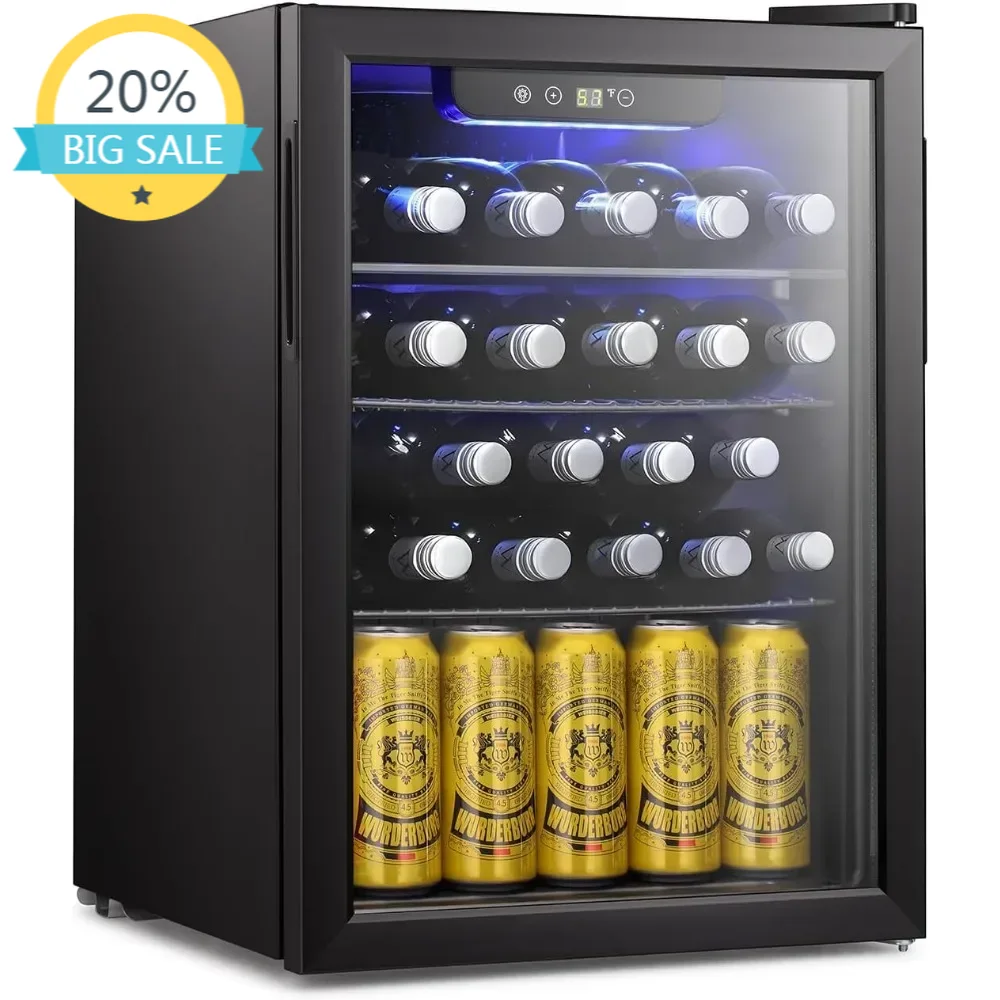 Bestseller24 Bottle Wine Coole - مراجعة Wine Beer Fridge Cabinet وسعره