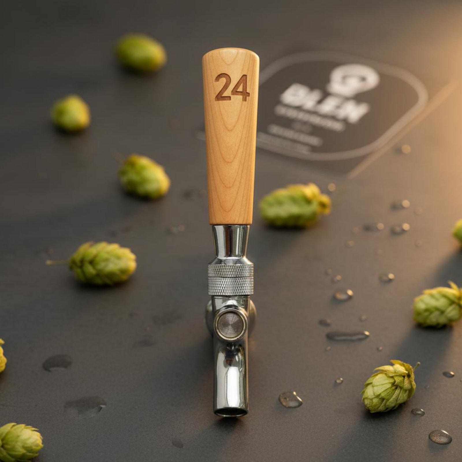Short Wooden Beer Handle Solid - مراجعة Wine Beer Usa وسعره