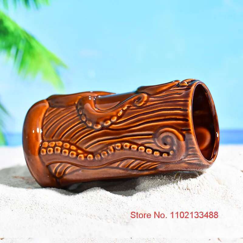 TIKI Bar Cocktail Cup Hawaii T - مراجعة Wine Beer Mixed Drinks وسعره