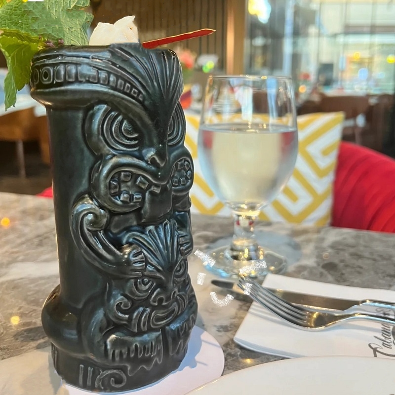 630ml Ceramic Tiki Mug Creativ - مراجعة Wine Beer Coffee وسعره