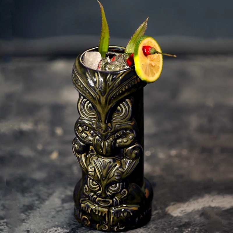 630ml Ceramic Tiki Mug Creativ - مراجعة Wine Beer Coffee وسعره