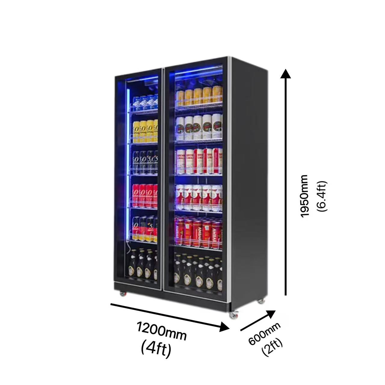 Double-door Air-cooled Refrige - مراجعة Beer & Wine Downtown وسعره