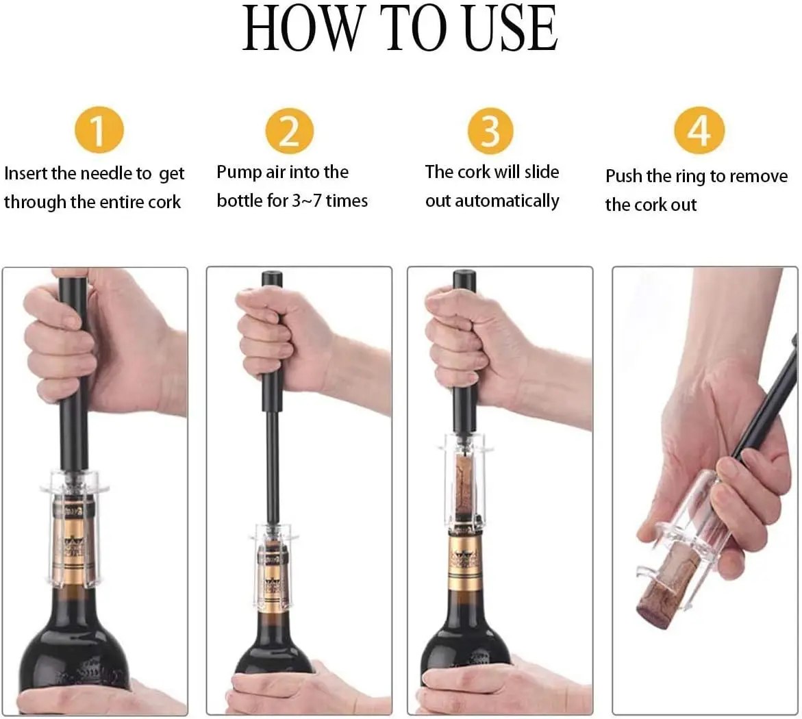 Air Pump Wine Bottle Opener Ai - مراجعة Wine In Beer Bottle وسعره